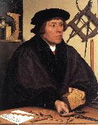 HOLBEIN, Hans the Younger, Portrait of Nikolaus Kratzer gw